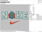 Nike Bona Embroidery File 4 size