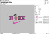 Nike Boo V2 Embroidery File 6 sizes