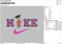 Nike Boo V2 Embroidery File 6 sizes