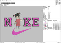 Nike Boo V2 Embroidery File 6 sizes