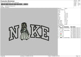 Nike Bride Of Chucky Embroidery File 5 sizes