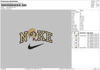 Nike Buttercup 04 Embroidery File 6 sizes