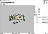 Nike Capybara V1 Embroidery File 6 sizes