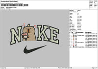 Nike Capybara V1 Embroidery File 6 sizes