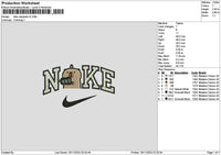 Nike Capybara V2 Embroidery File 6 sizes