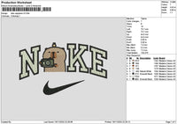 Nike Capybara V2 Embroidery File 6 sizes