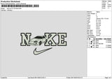 Nike Car 2711 Embroidery File 6 sizes