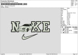 Nike Car 2711 Embroidery File 6 sizes