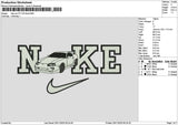 Nike Car 2711 Embroidery File 6 sizes