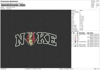 Nike Carol G Embroidery File 6 sizes