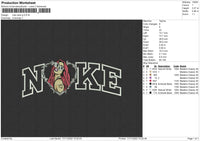 Nike Carol G Embroidery File 6 sizes