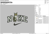 Nike Cat 2303 Embroidery File 6 sizes