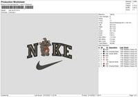 Nike Cat V6 Embroidery File 6 sizes