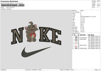 Nike Cat V6 Embroidery File 6 sizes