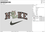 Nike Cat V7 Embroidery File 6 sizes