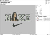 Nike Girl0106 Embroidery File 6 sizes