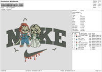 Nike Chucky 02 Embroidery File 6 sizes