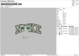 Nike Coffee 004 Embroidery File 6 sizes