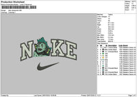 Nike Cyberpunk Embroidery File 6 sizes