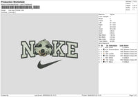 Nike Dog 2709b Embroidery File 6 sizes