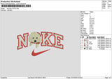 Nike Dog 3101 Embroidery File 6 sizes