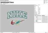 Nike Dolphin Embroidery File 6 sizes