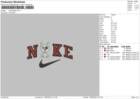 Nike Doogie Embroidery File 4 size
