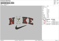 Nike Doogie Embroidery File 4 size
