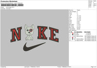 Nike Doogie Embroidery File 4 size