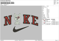 Nike Doogie Embroidery File 4 size