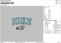 Nike Dumbo Embroidery File 4 size