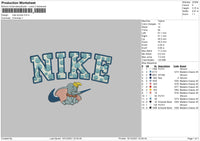 Nike Dumbo Embroidery File 4 size