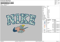Nike Dumbo Embroidery File 4 size