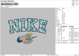 Nike Dumbo Embroidery File 4 size