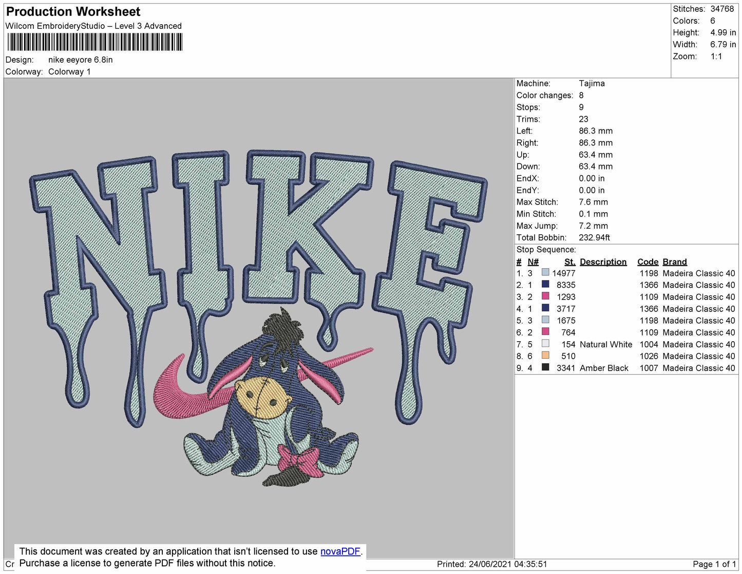 Nike Eeyore