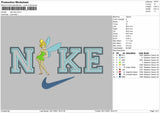 Nike Fairy Embroidery File 4 size