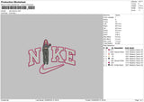 Nike Woman 0309 Embroidery File 6 sizes