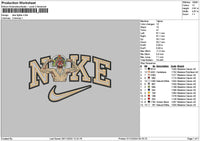 Nike Fighter 03 Embroidery File 6 sizes