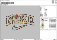 Nike Fighter 03 Embroidery File 6 sizes