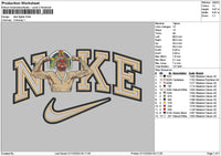 Nike Fighter 03 Embroidery File 6 sizes
