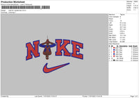 Nike Fill X spiderman Embroidery File 4 size