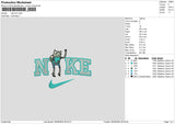 Nike Finn Blue Embroidery File 6 sizes