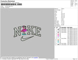 Nike Flamingo Embroidery File 4 size