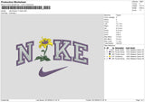 Nike Flower v7 Embroidery File 6 sizes