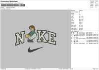 Nike Flynn V2 Embroidery File 6 sizes