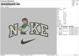 Nike Flynn V2 Embroidery File 6 sizes