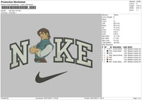 Nike Flynn V2 Embroidery File 6 sizes