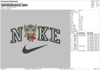 Nike Funko Pop Embroidery File 6 sizes