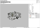 Nike Ghost V2 Embroidery File 5 sizes