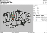Nike Ghost V2 Embroidery File 5 sizes